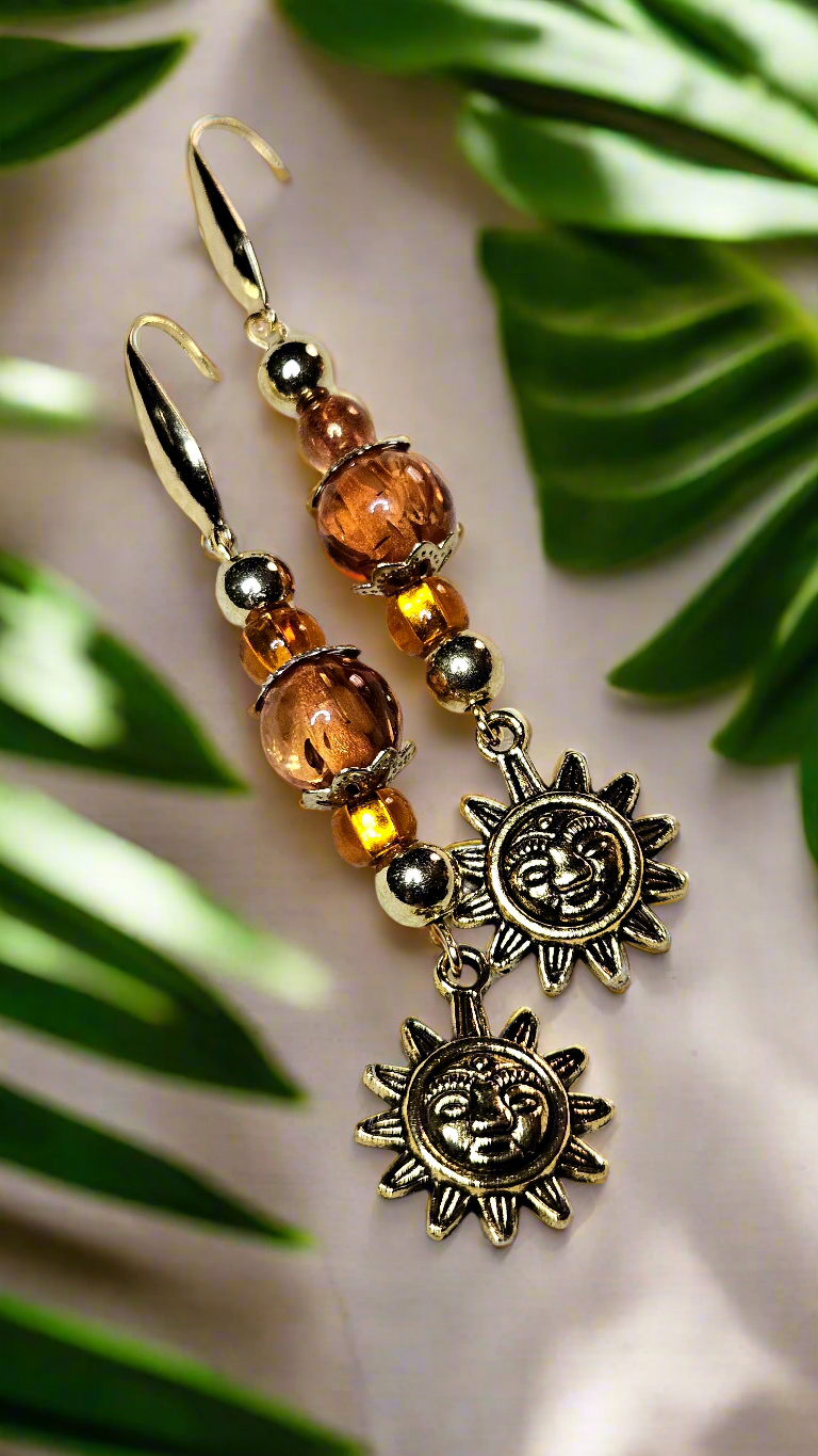 Golden Sun Earrings