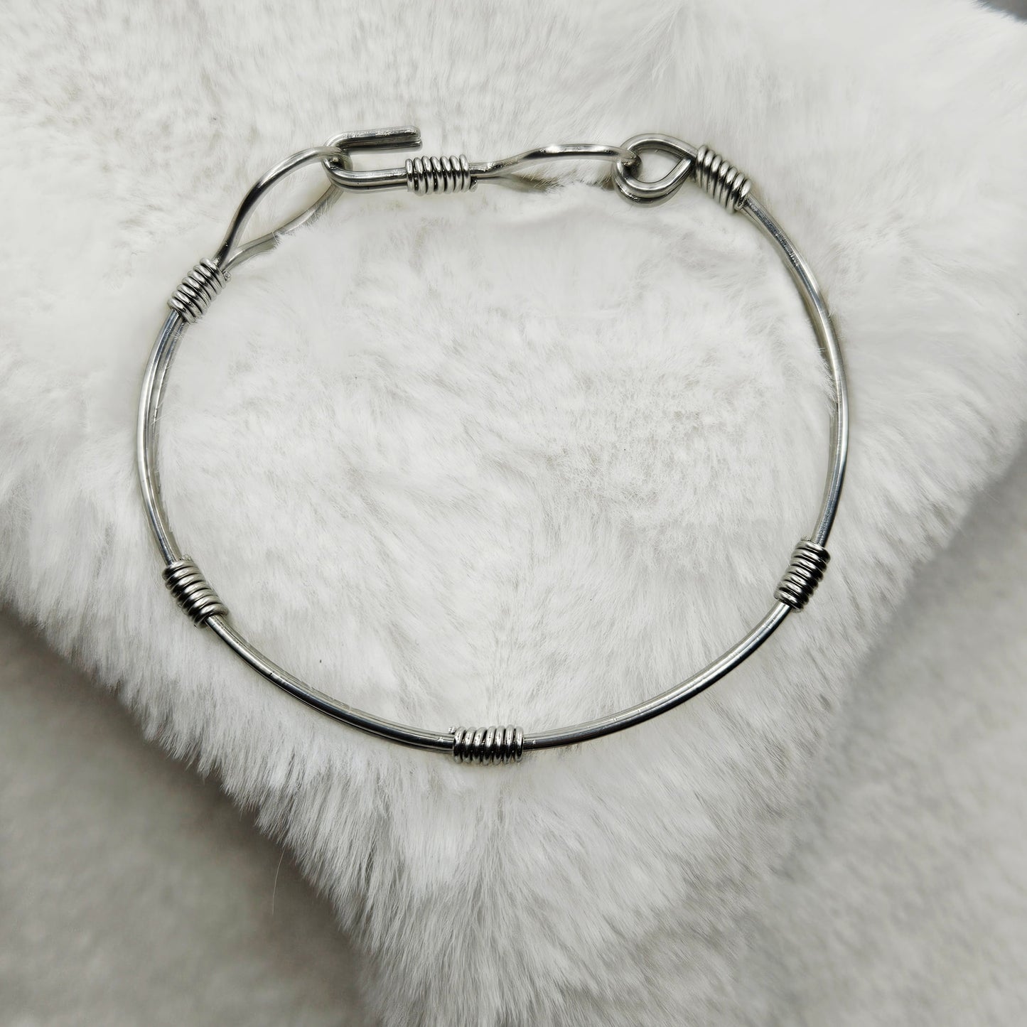 Custom Stainless Steel Wire Wrapped Bracelet