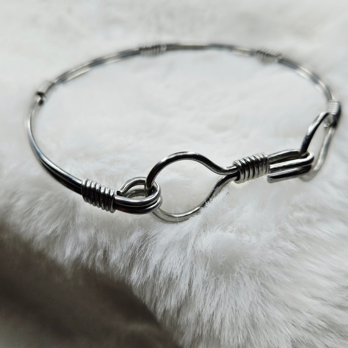 Custom Stainless Steel Wire Wrapped Bracelet