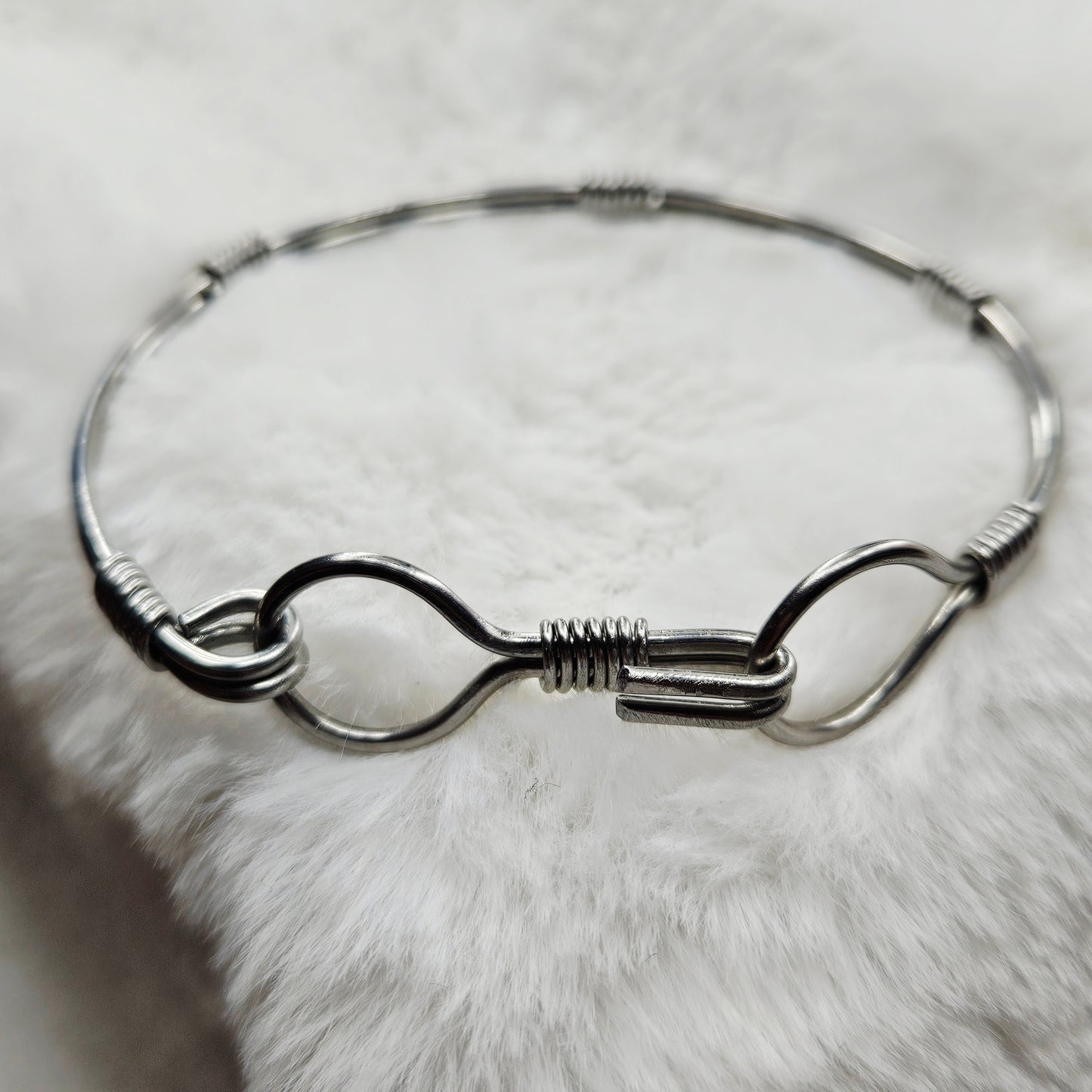 Custom Stainless Steel Wire Wrapped Bracelet