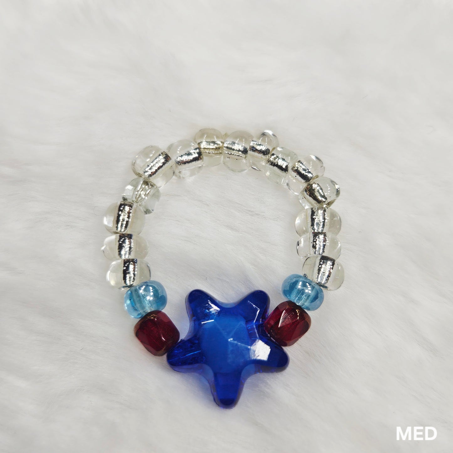 Blue Star Stretch Ring