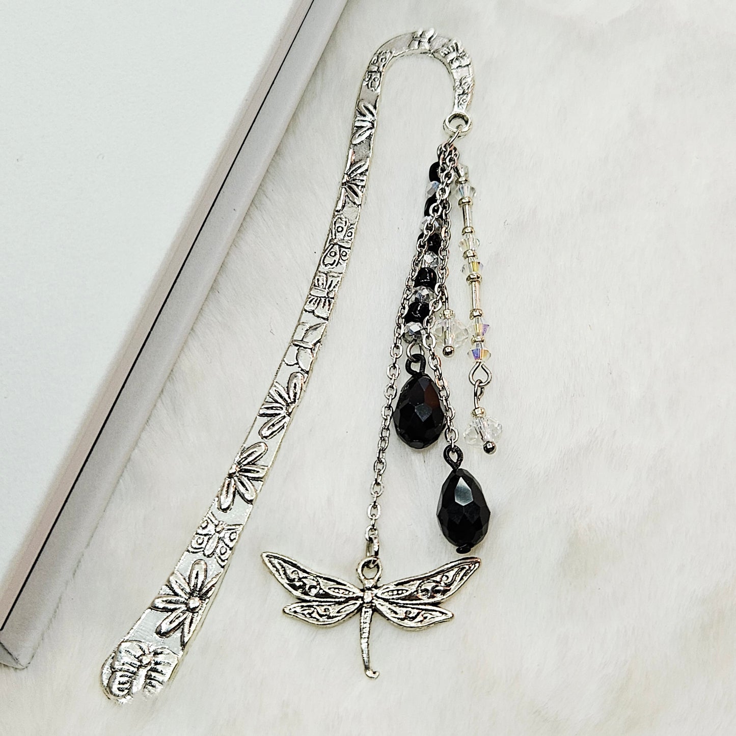 Tales at Twilight Dragonfly Charmed Hook Bookmark