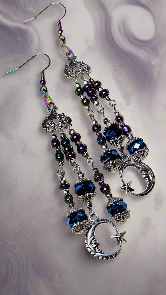 Magical Moon-star Earrings