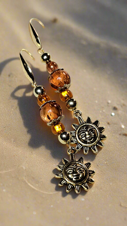 Golden Sun Earrings