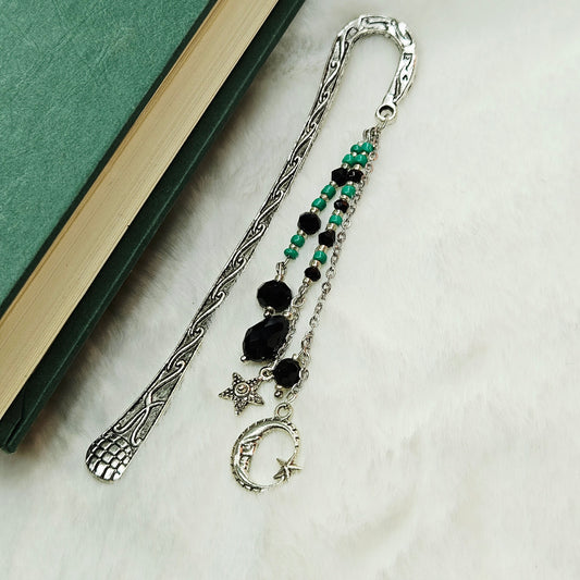 Into the Mystic Moon and Star Charmed Hook Bookmark